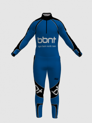 Podiumwear Nordic Child's Two-Piece Race Suit (Nordic Skiing) Front View
