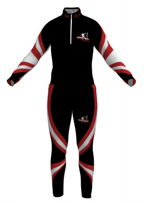 Podiumwear Nordic Child's Two-Piece Race Suit (Nordic Skiing) Front View