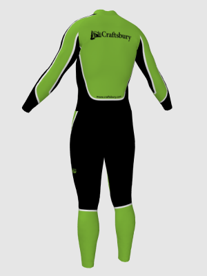 Podiumwear Nordic Child's Two-Piece Race Suit (Nordic Skiing) Back View