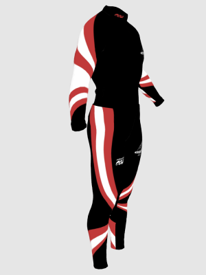 Podiumwear Nordic Child's Two-Piece Race Suit (Nordic Skiing) Side View