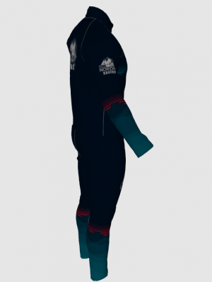 Podiumwear Nordic Child's Two-Piece Race Suit (Nordic Skiing) Side View