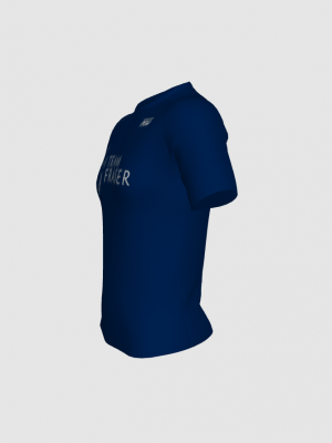 Podiumwear Women's Crew Neck Tee (Running) Side View