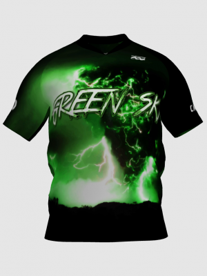 Podiumwear Men's V-Neck Tee (Running) Front View