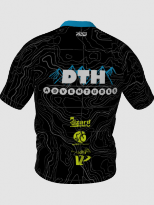 Podiumwear Men's V-Neck Tee (Running) Back View