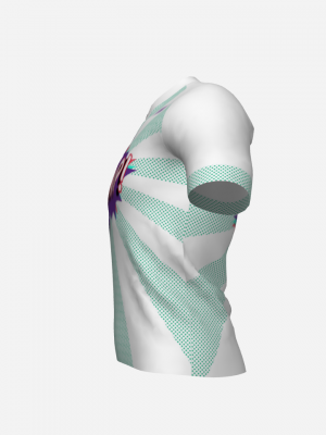 Podiumwear Men's V-Neck Tee (Running) Side View