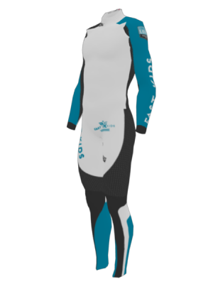 Podiumwear Nordic Child's Two-Piece Race Suit (Nordic Skiing) Side View