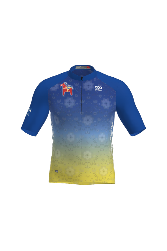 Podiumwear Men's Gold Full Zip Jersey Gallery