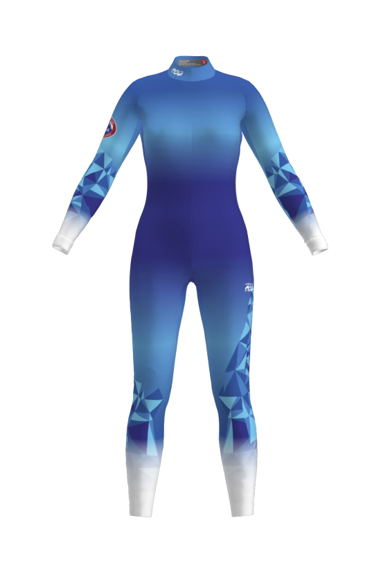 Podiumwear Women's Gold One-Piece Race Suit Gallery
