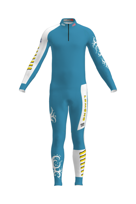 Podiumwear Men's Gold Two-Piece Race Suit Gallery
