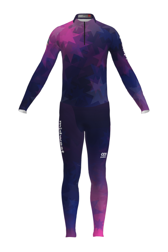 Podiumwear Men's Gold Two-Piece Race Suit Gallery
