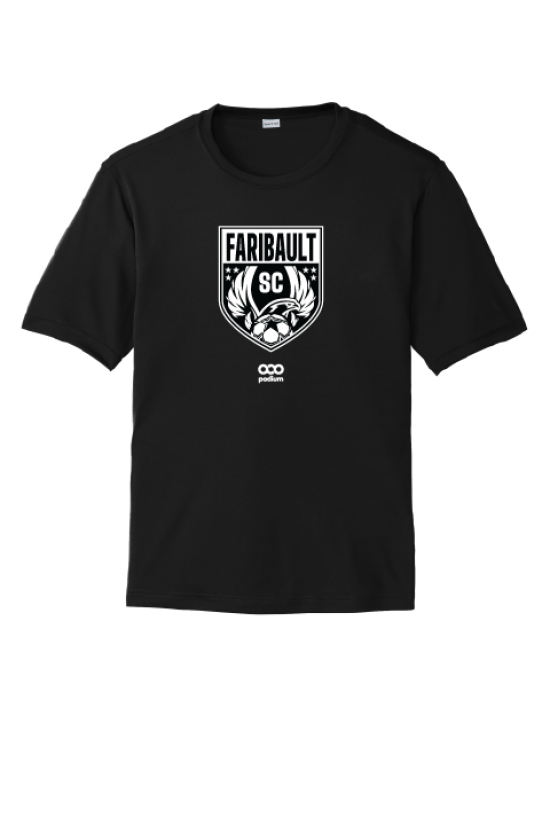 Podiumwear Men's 100% Poly Performance T-Shirt with Print Gallery