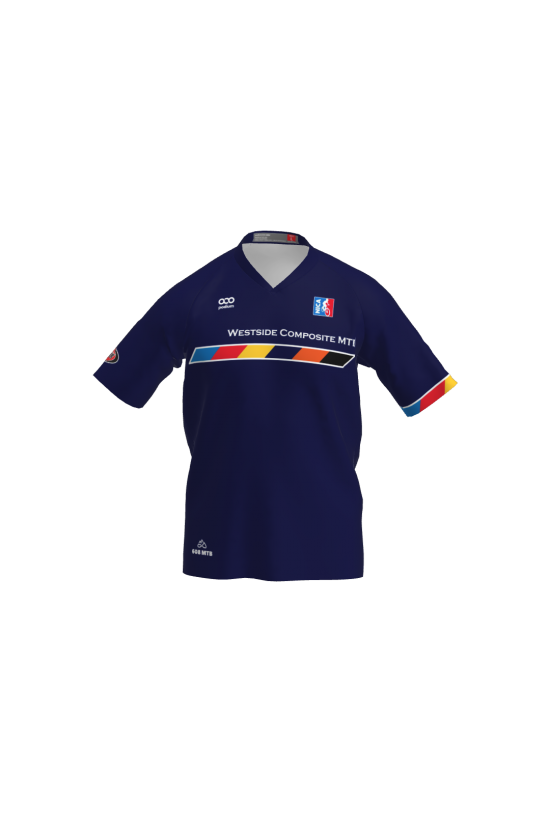 Podiumwear Men's Silver Short Sleeve MTB Jersey Gallery