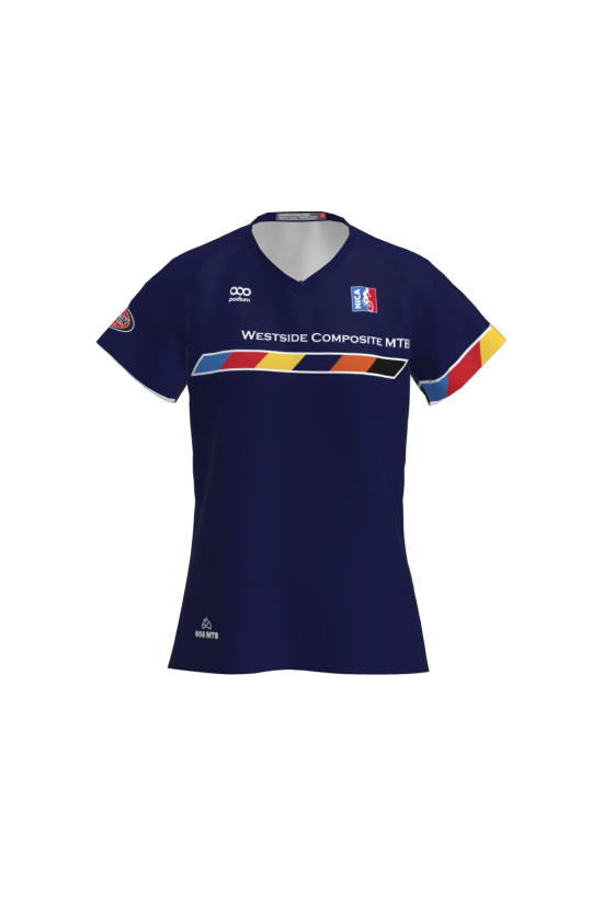 Podiumwear Women's Silver Short Sleeve MTB Jersey Gallery
